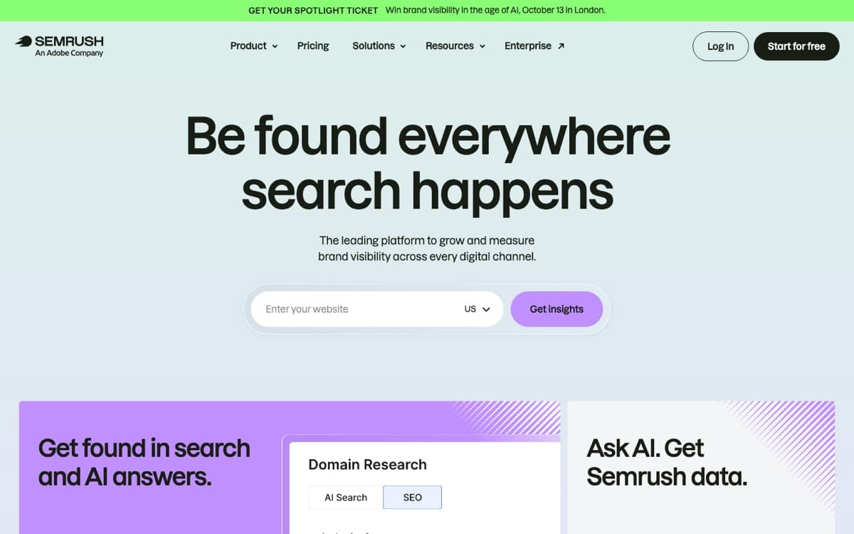Site semrush.com