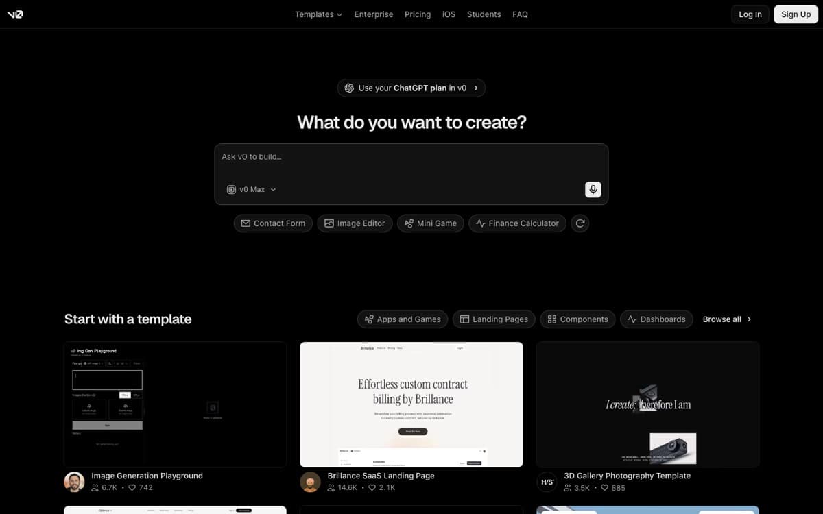 Site v0.dev