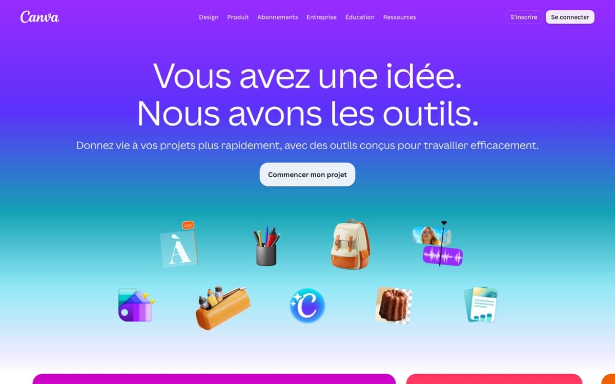 Site canva.com