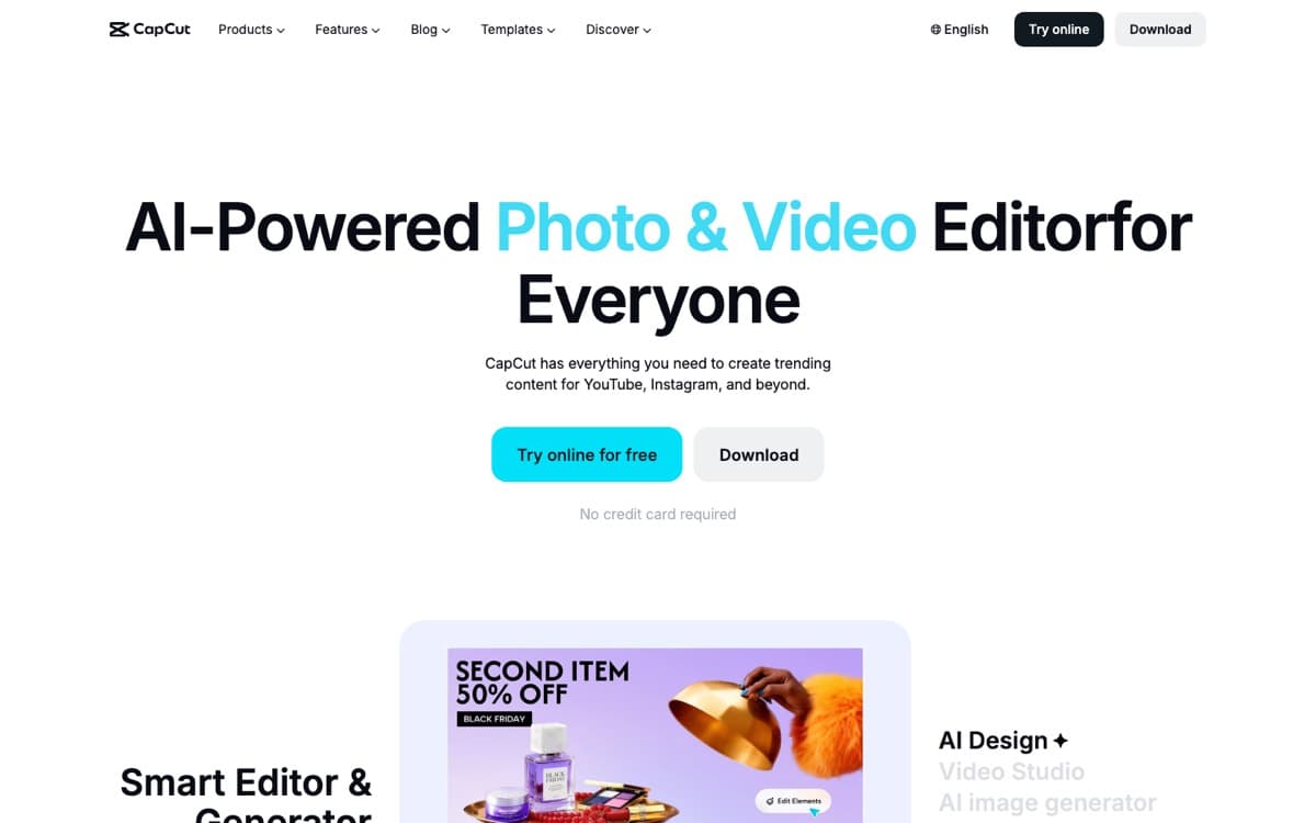 Site capcut.com