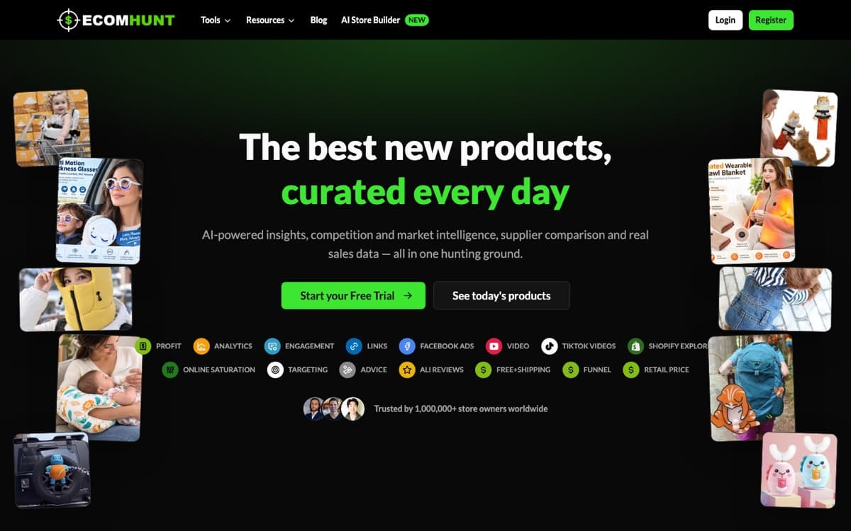 Site ecomhunt.com