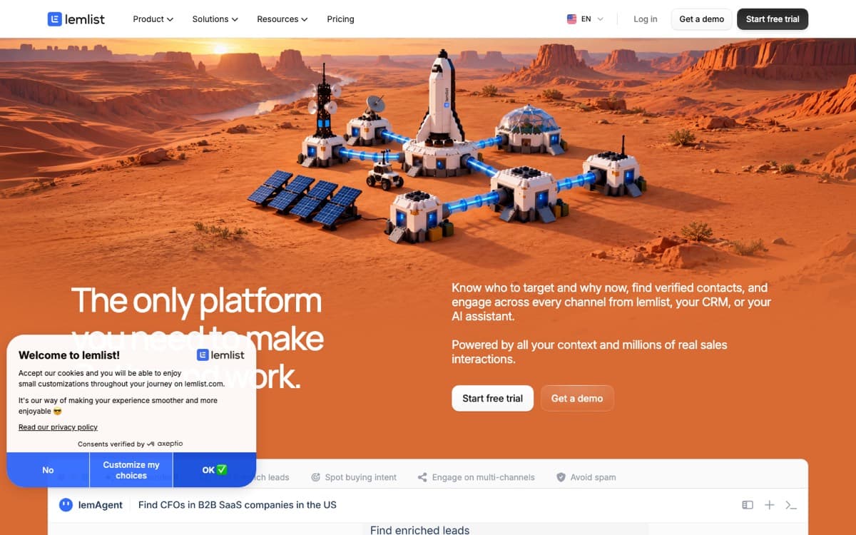Site lemlist.com
