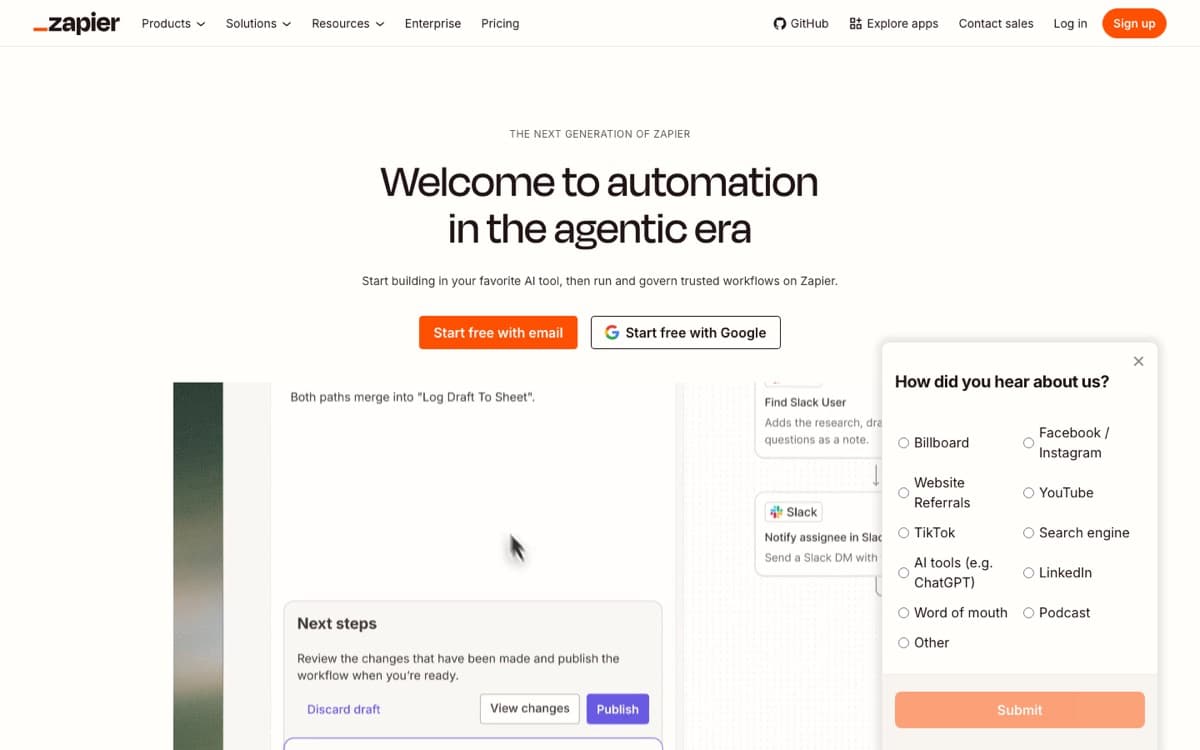 Site zapier.com